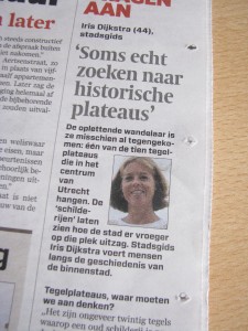 Interview in het Algemeen Dagblad/Utrechts Nieuwsblad van 10-4-2013